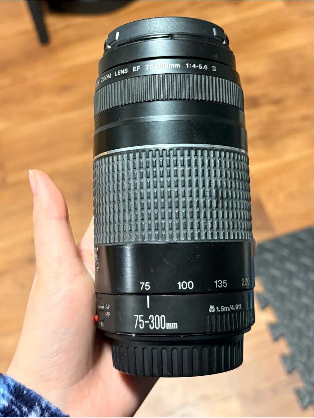 Canon 75-300mm Telephoto Zoom Lens - Black